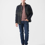 Overshirt in lana MOS0511 MOS TN43 BARBOUR Shadow classic tartan 