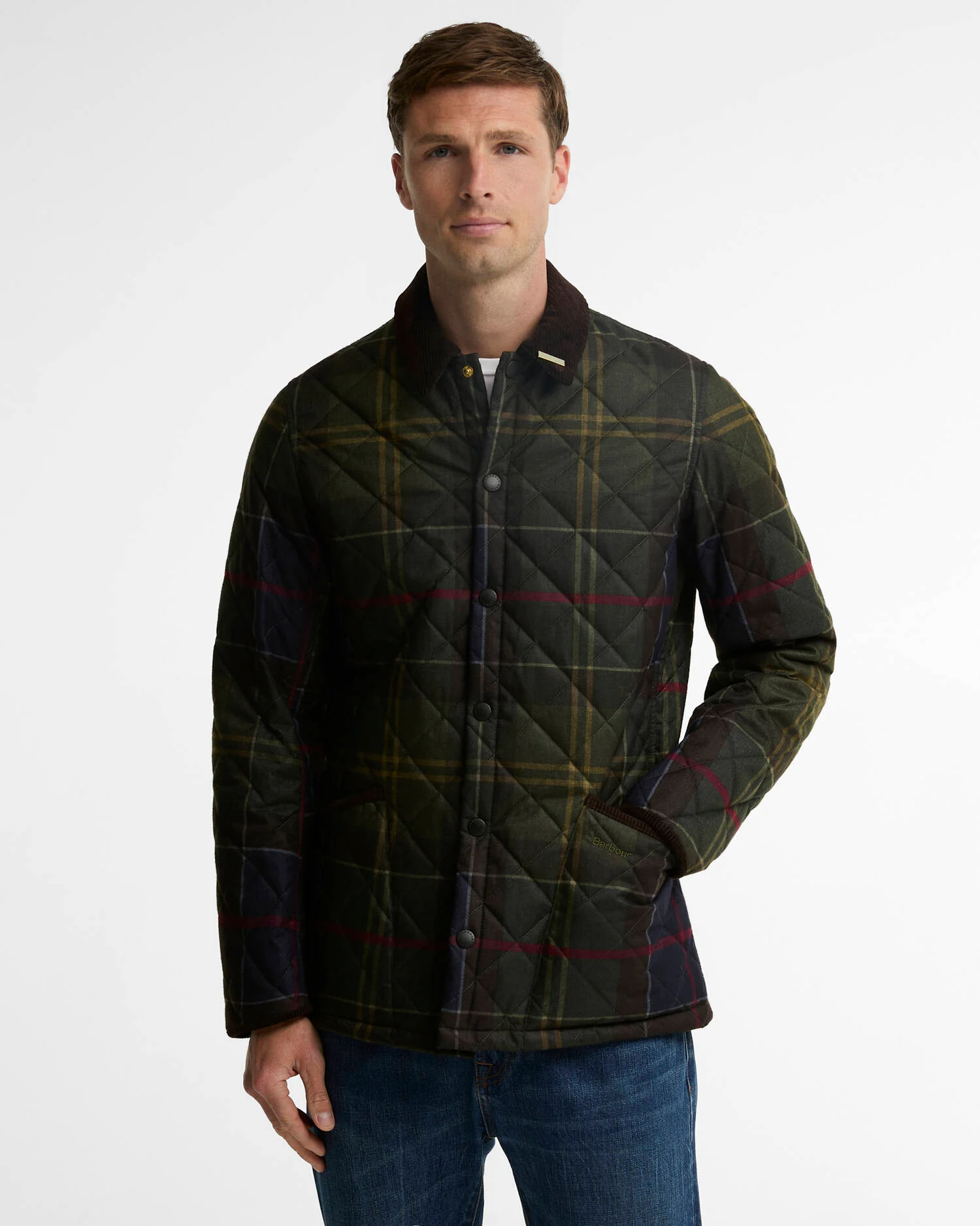 Giacca trapuntata Heritage Liddesdale in tartan Icons MQU1909 MQU TN14 BARBOUR Classic tartan 