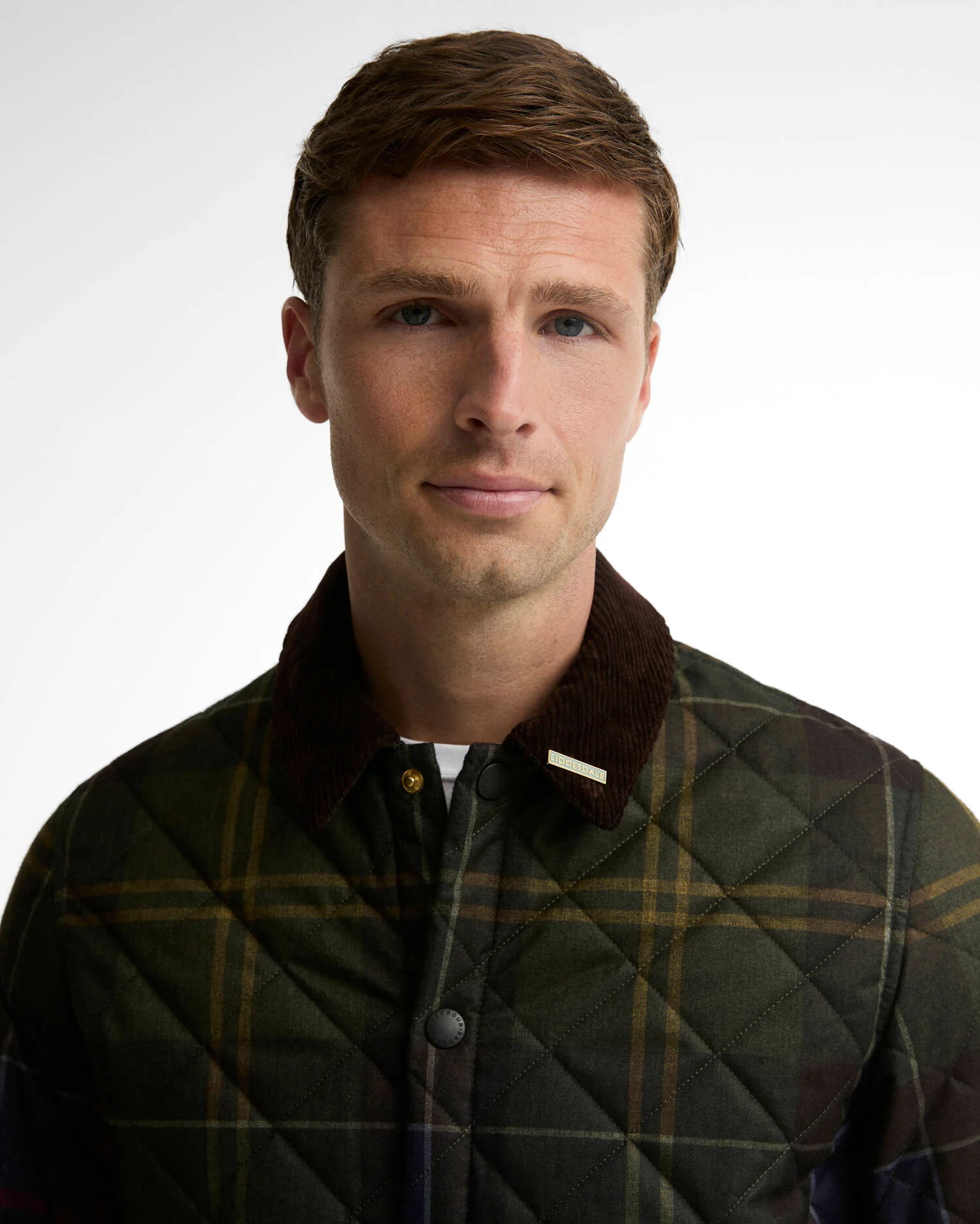 Giacca trapuntata Heritage Liddesdale in tartan Icons MQU1909 MQU TN14 BARBOUR Classic tartan 