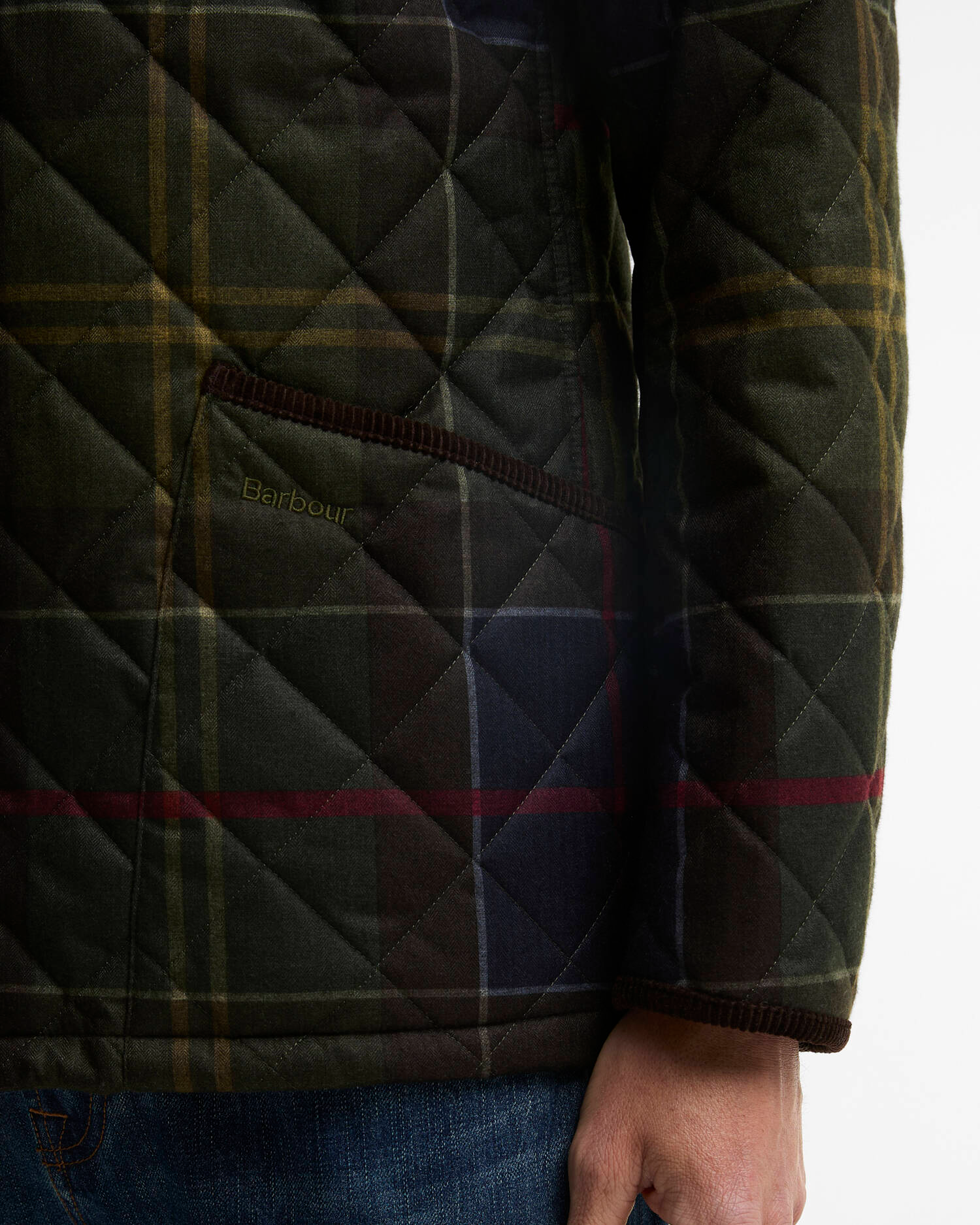 Giacca trapuntata Heritage Liddesdale in tartan Icons MQU1909 MQU TN14 BARBOUR Classic tartan 