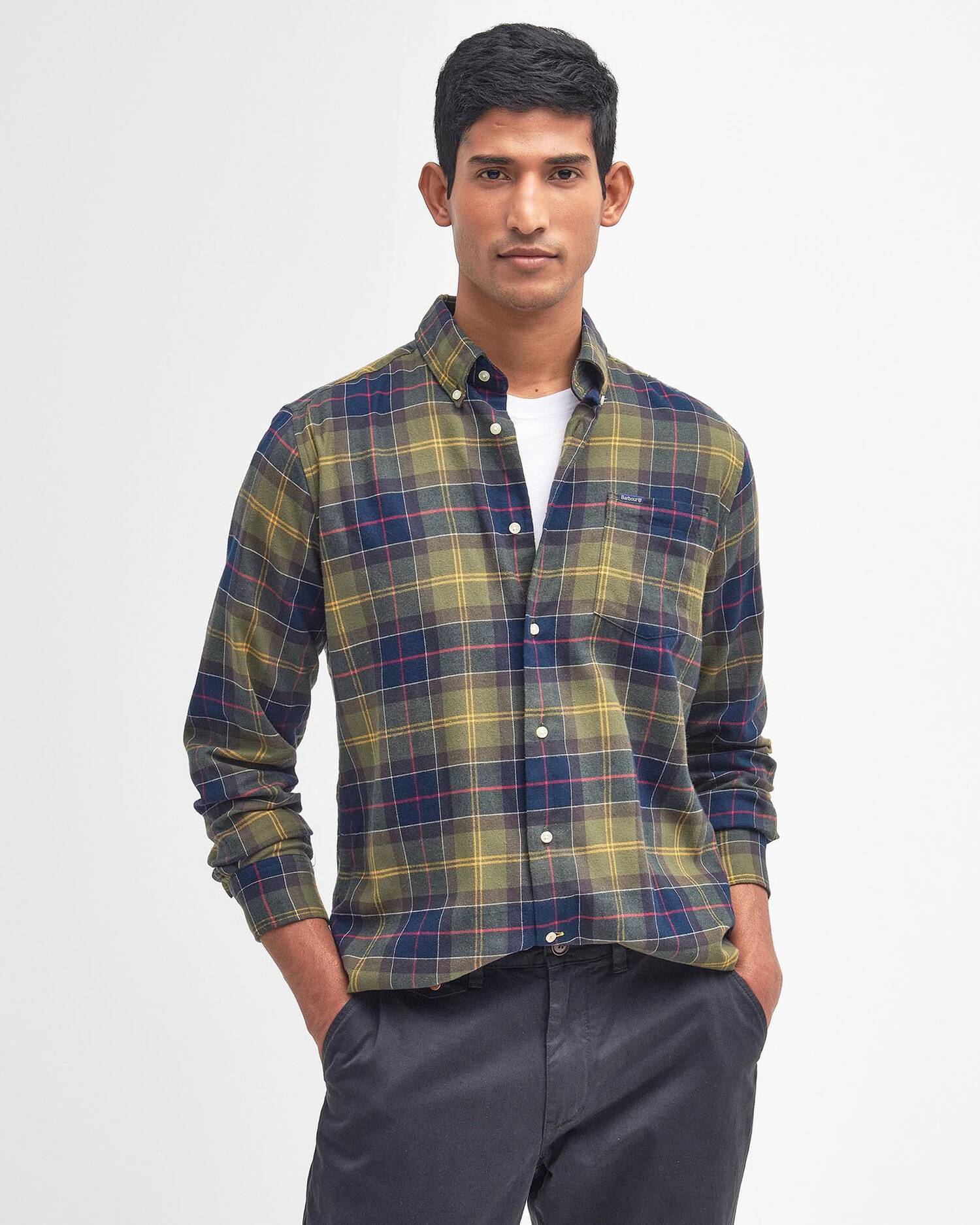 Camicia Fortrose taglio sartoriale MSH4991 MSH TN52 BARBOUR Classic tartan 