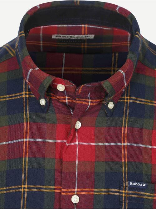 Camicia Fortrose taglio sartoriale MSH4991 MSH TN69 BARBOUR Winterberry tartan 