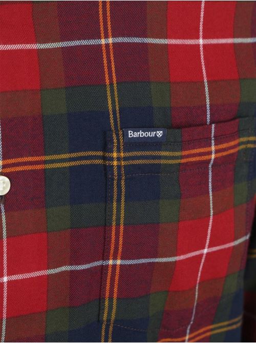 Camicia Fortrose taglio sartoriale MSH4991 MSH TN69 BARBOUR Winterberry tartan 
