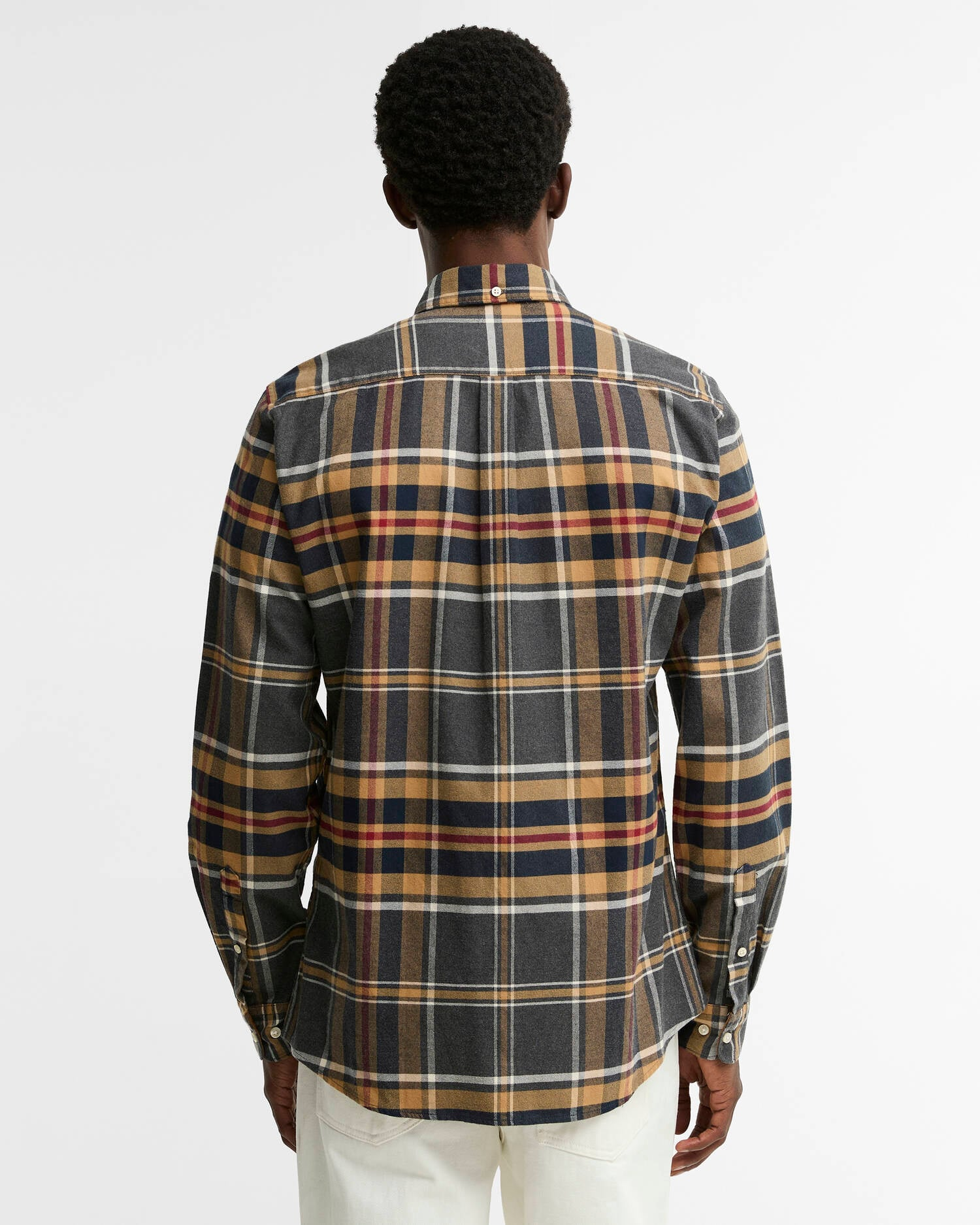 Camicia a quadri dal taglio sartoriale Ronan MSH5037 MSH GY52 BARBOUR Grey marl 