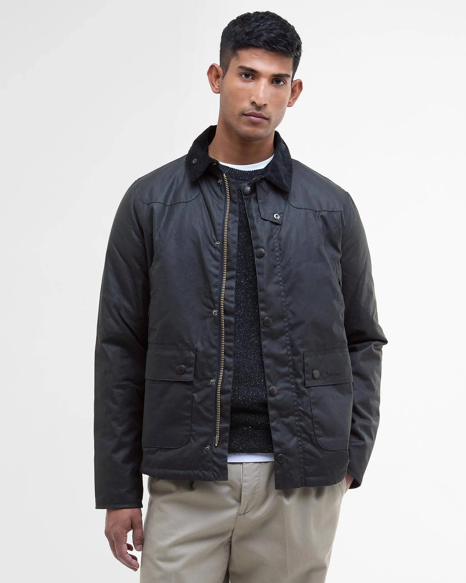 Giacca in cotone cerato Reelin MWX1106 MWX NY92 BARBOUR Navy 