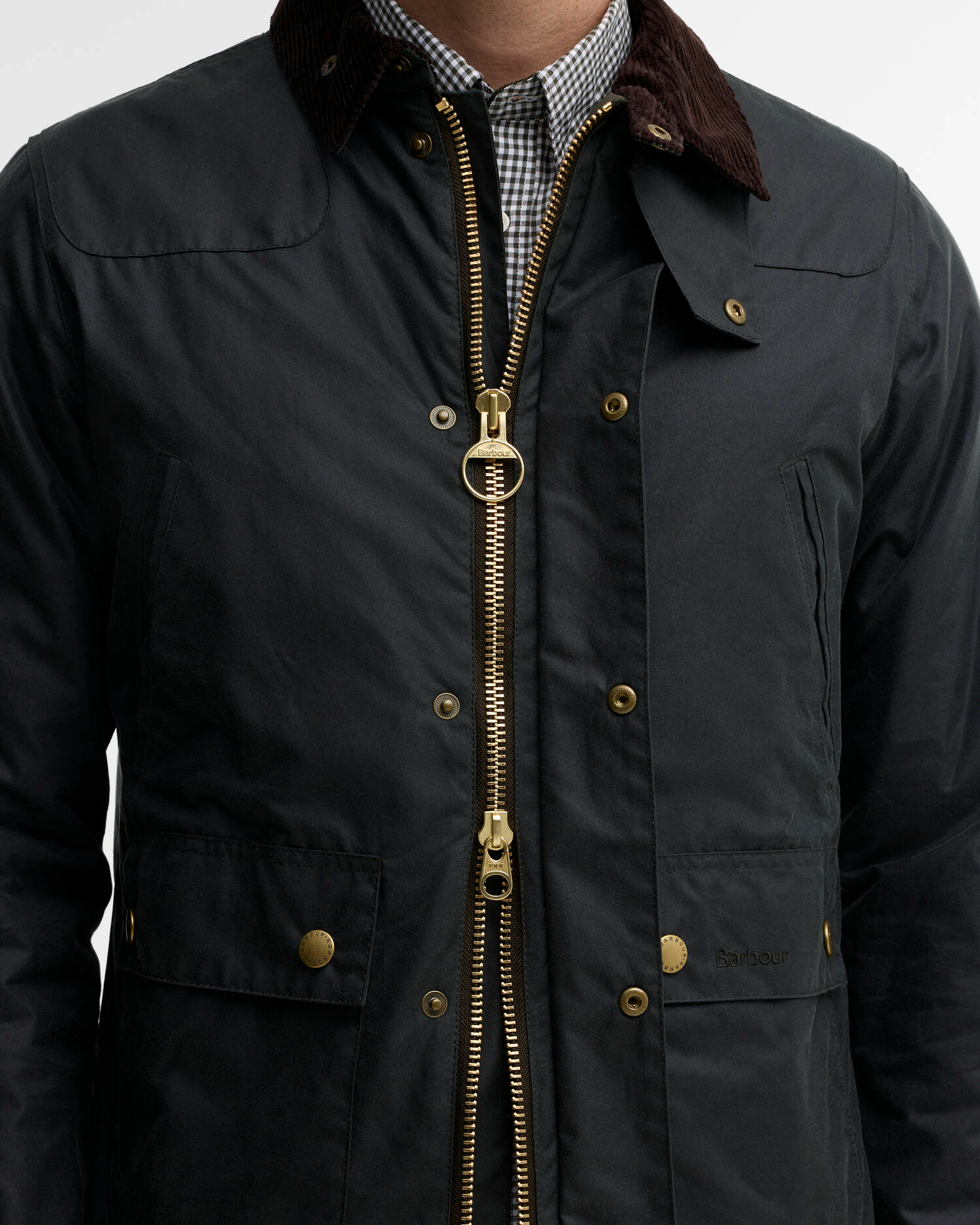 Giacca in cotone cerato Reelin MWX1106 MWX SG51 BARBOUR Sage 