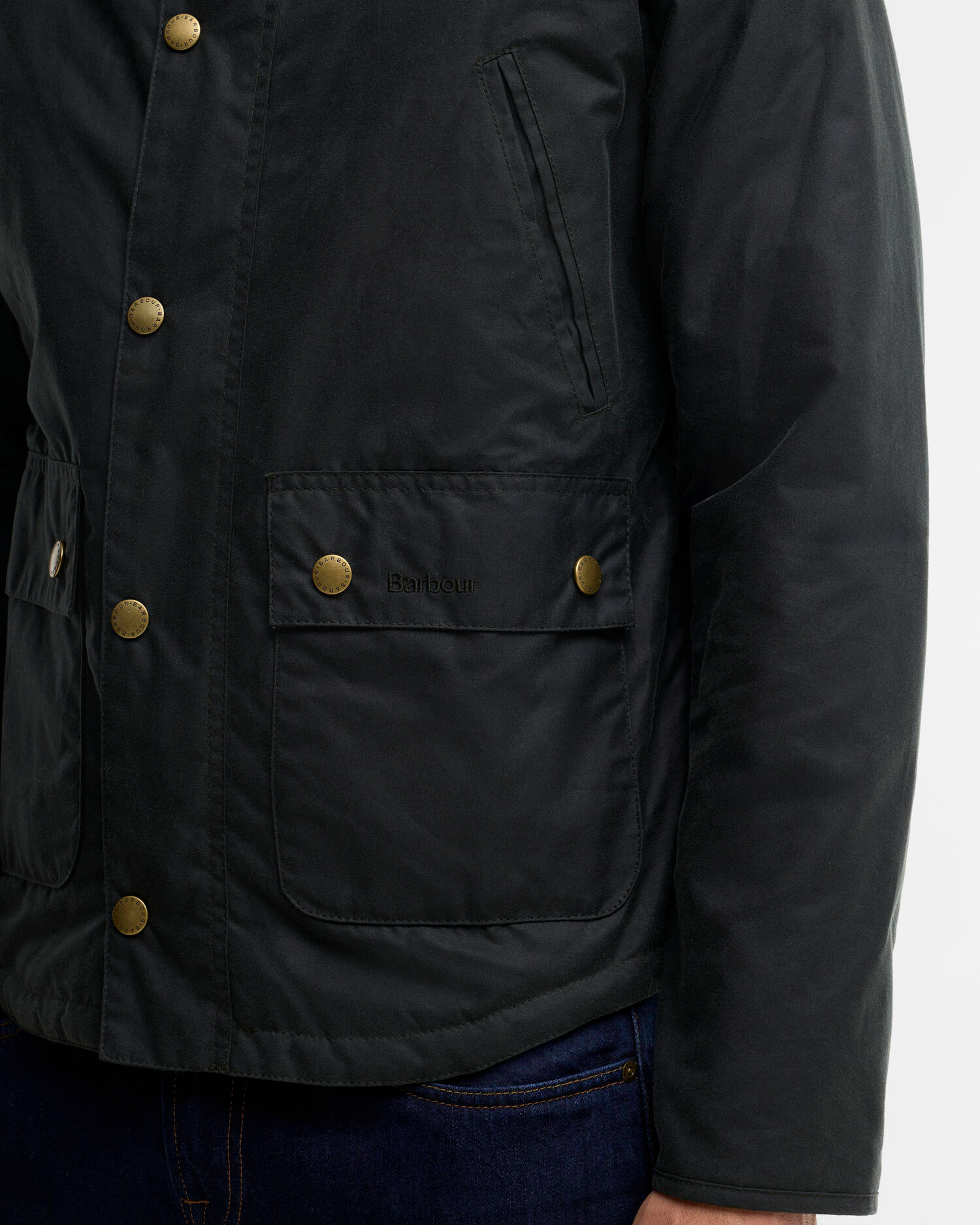 Giacca in cotone cerato Reelin MWX1106 MWX SG51 BARBOUR Sage 