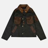 Giacca corta cerata MWX2550 MWX OL51 BARBOUR Archive olive 