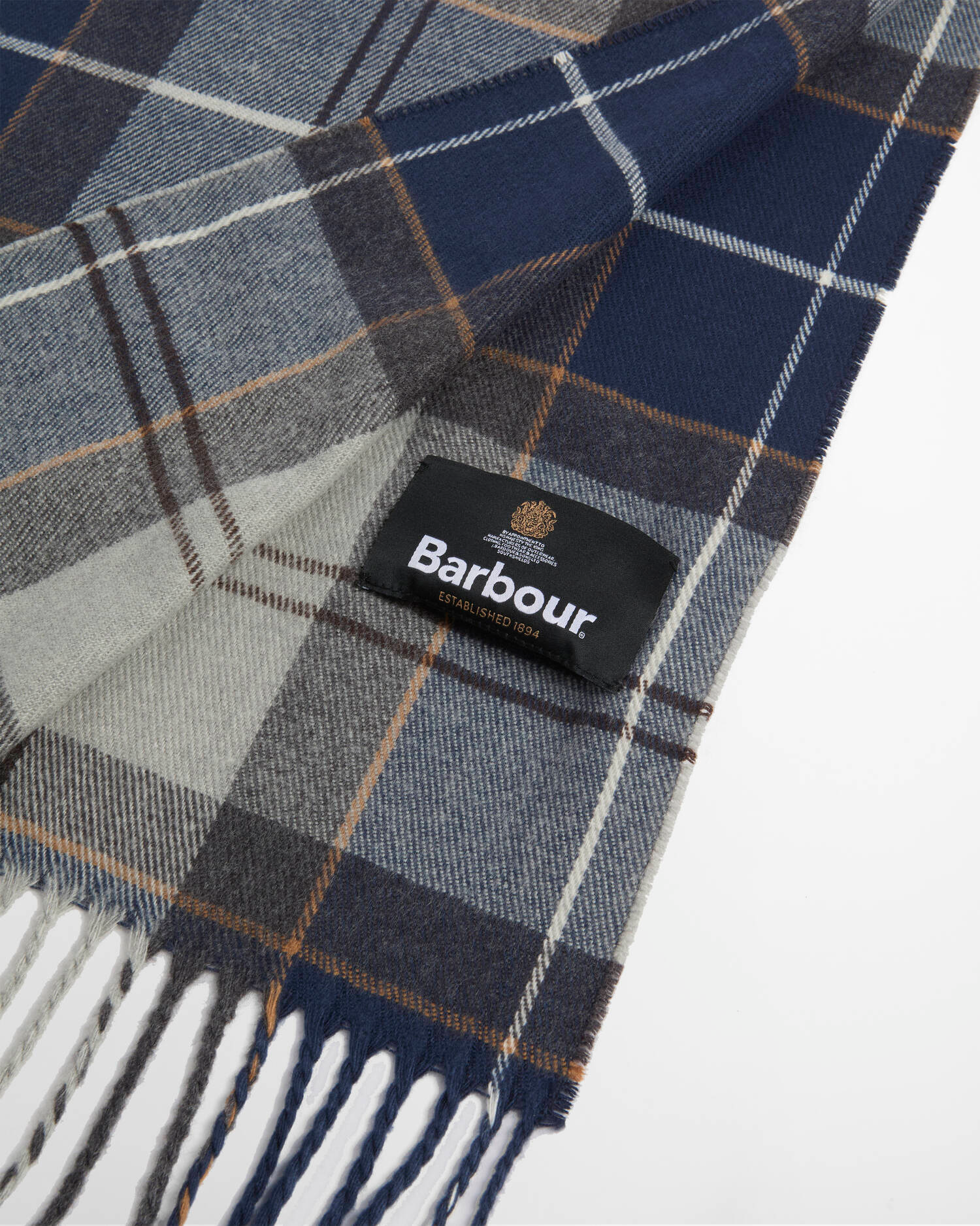 Sciarpa Galingale Tartan USC0300 USC TN38 BARBOUR Grey midnight tartan 