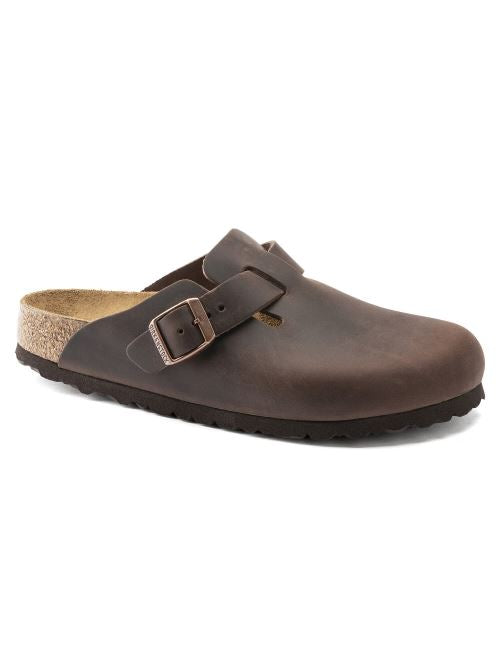 Sabot in pelle oleata BOSTON 860133 HABANA BIRKENSTOCK Habana 