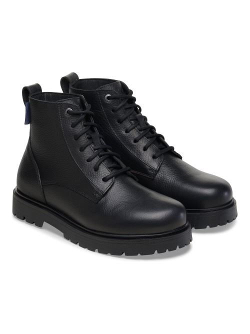 Anfibio in pelle e suola in gomma HIGHWOOD LACE MID WP N 1030944 BLACK BIRKENSTOCK Black 
