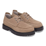 Scarpa in suede con suola in gomma HIGHWOOD MOC LACE LOW N 1031884 GRAY TAUPE BIRKENSTOCK Gray taupe 