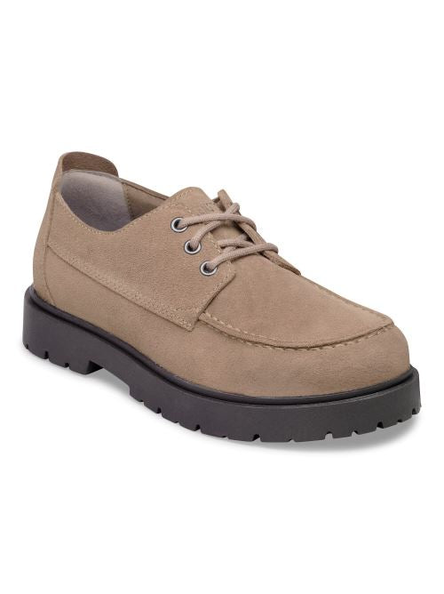 Scarpa in suede con suola in gomma HIGHWOOD MOC LACE LOW N 1031884 GRAY TAUPE BIRKENSTOCK Gray taupe 