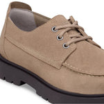 Scarpa in suede con suola in gomma HIGHWOOD MOC LACE LOW N 1031884 GRAY TAUPE BIRKENSTOCK Gray taupe 