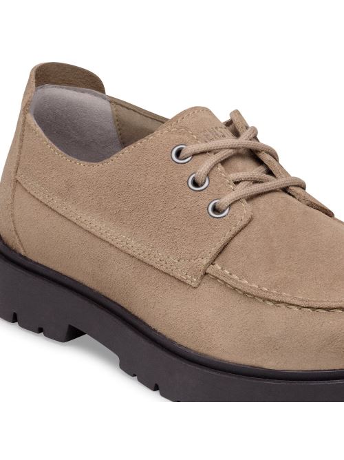 Scarpa in suede con suola in gomma HIGHWOOD MOC LACE LOW N 1031884 GRAY TAUPE BIRKENSTOCK Gray taupe 