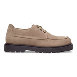 Scarpa in suede con suola in gomma HIGHWOOD MOC LACE LOW N 1031884 GRAY TAUPE BIRKENSTOCK Gray taupe 
