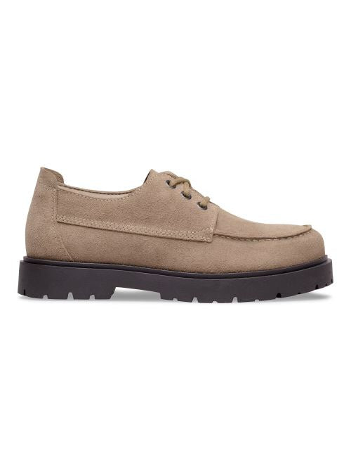 Scarpa in suede con suola in gomma HIGHWOOD MOC LACE LOW N 1031884 GRAY TAUPE BIRKENSTOCK Gray taupe 