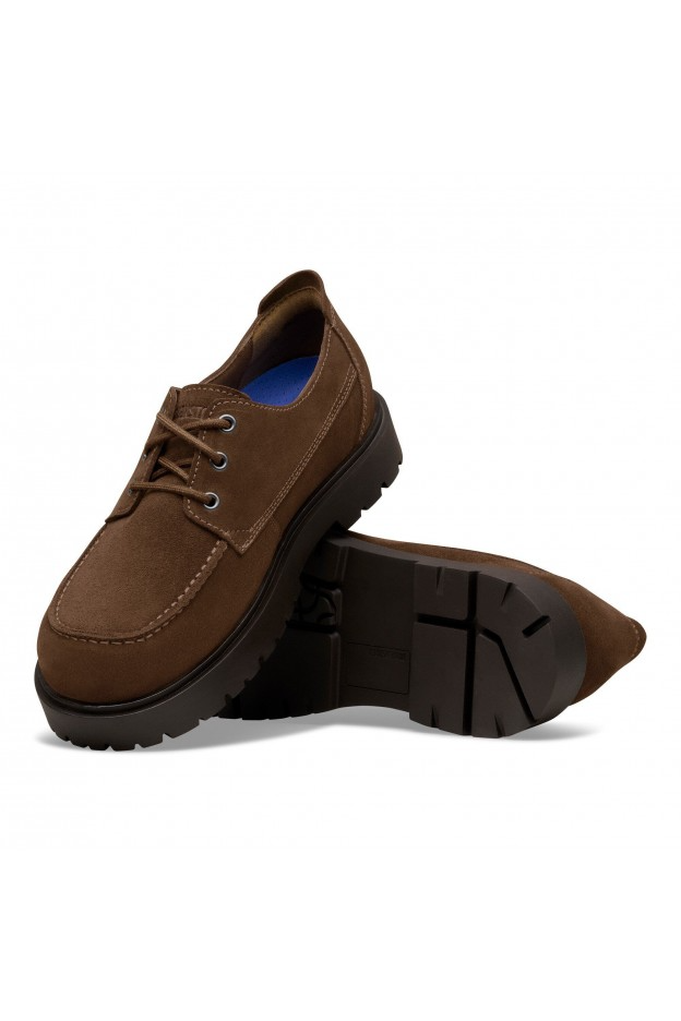 Scarpa in suede con suola in gomma HIGHWOOD MOC LACE LOW N 1031885 CARAFE BIRKENSTOCK Carafe 