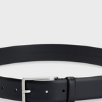 Cintura in pelle con dettagli in metallo 50491834 10249587 01 001 BOSS Black 