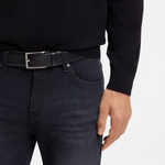 Cintura in pelle con dettagli in metallo 50491834 10249587 01 001 BOSS Black 