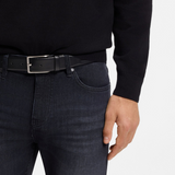 Cintura in pelle con dettagli in metallo 50491834 10249587 01 001 BOSS Black 