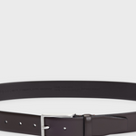 Cintura in pelle con dettagli in metallo 50491834 10249587 01 205 BOSS Dark brown 