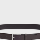 Cintura in pelle con dettagli in metallo 50491834 10249587 01 205 BOSS Dark brown 