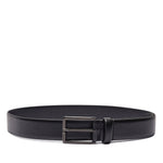 Cintura in pelle con fibbia satinata 50531358 10245669 01 001 BOSS Black 