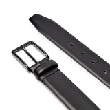 Cintura in pelle con fibbia satinata 50531358 10245669 01 001 BOSS Black 