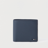 Portafoglio in pelle con portaspiccioli 50536511 10263216 01 479 BOSS Open blue 