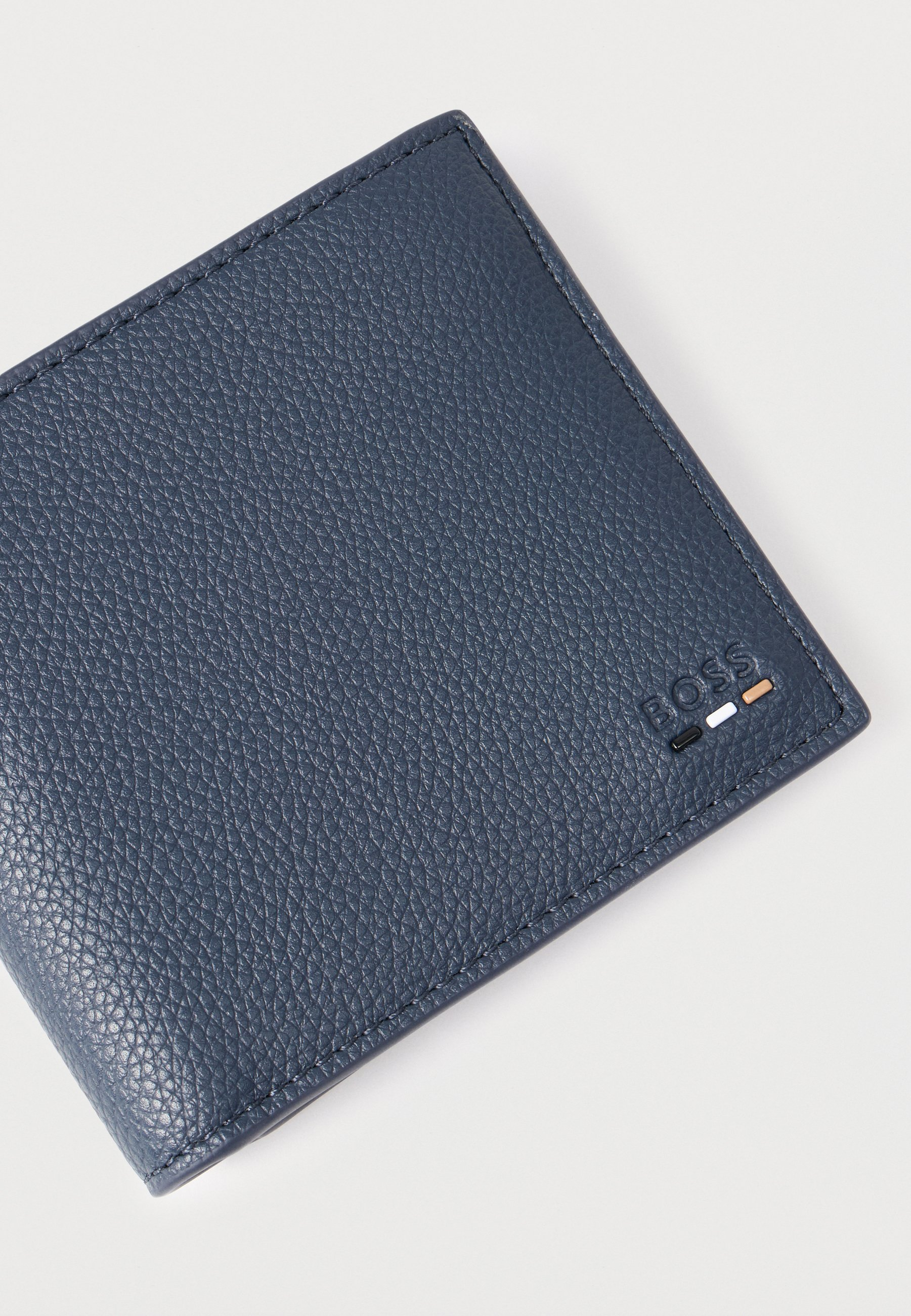 Portafoglio in pelle con portaspiccioli 50536511 10263216 01 479 BOSS Open blue 