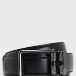 Cintura in pelle senza fori 50537049 10245669 01 002 BOSS Black 