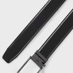 Cintura in pelle senza fori 50537049 10245669 01 002 BOSS Black 