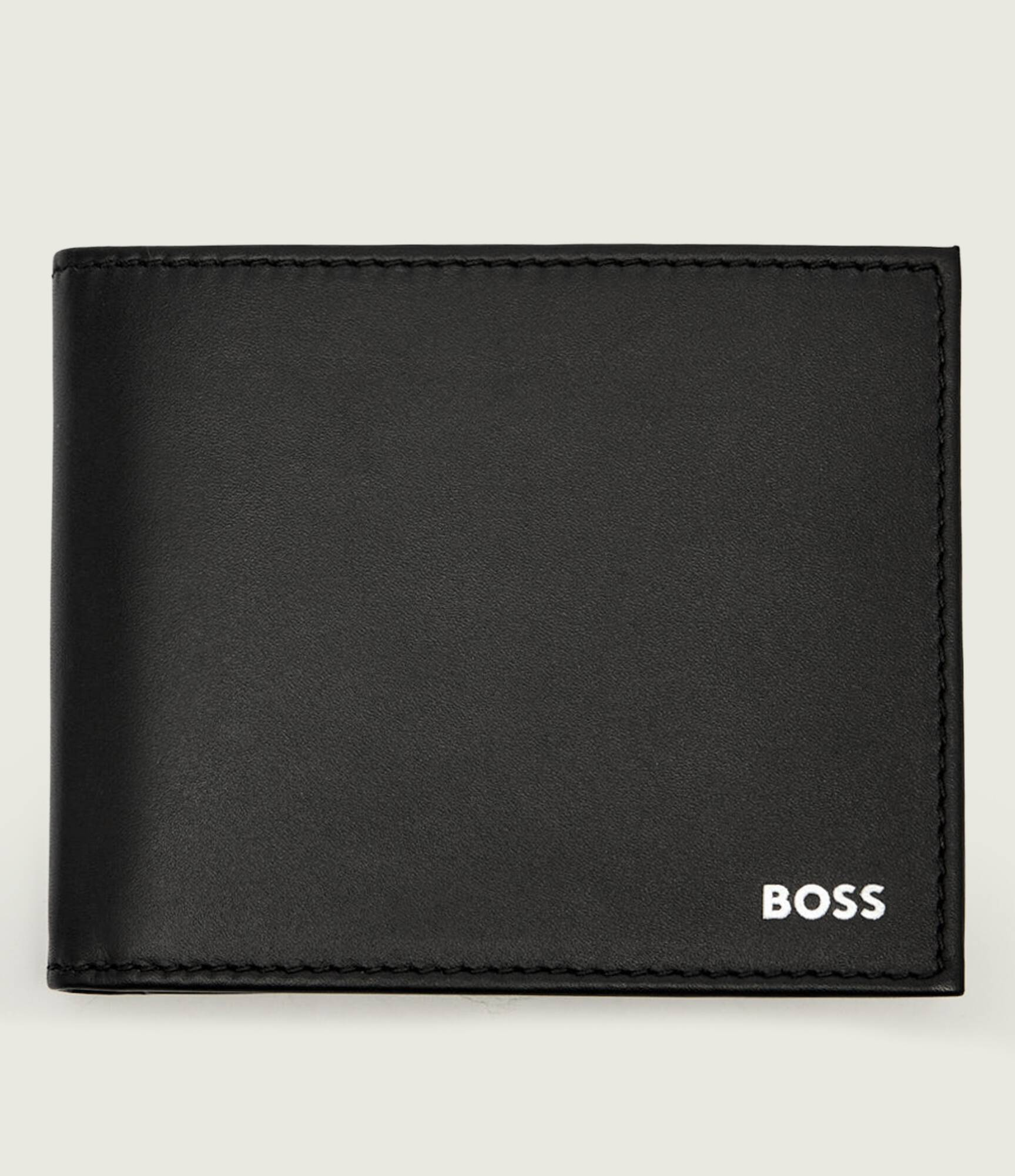Portafoglio in pelle 50546139 10272879 01 001 BOSS Black 