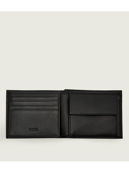 Portafoglio in pelle 50546139 10272879 01 001 BOSS Black 