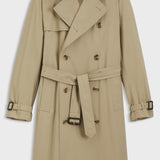 Trench idrorepellente in twill di cotone 50564567 10281097 01 255 BOSS Dark beige 