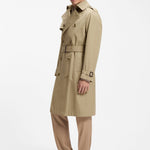 Trench idrorepellente in twill di cotone 50564567 10281097 01 255 BOSS Dark beige 
