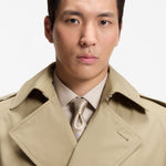 Trench idrorepellente in twill di cotone 50564567 10281097 01 255 BOSS Dark beige 