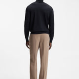 Maglione a collo alto in lana merino extra fine 50565517 10280722 01 404 BOSS Dark blue 