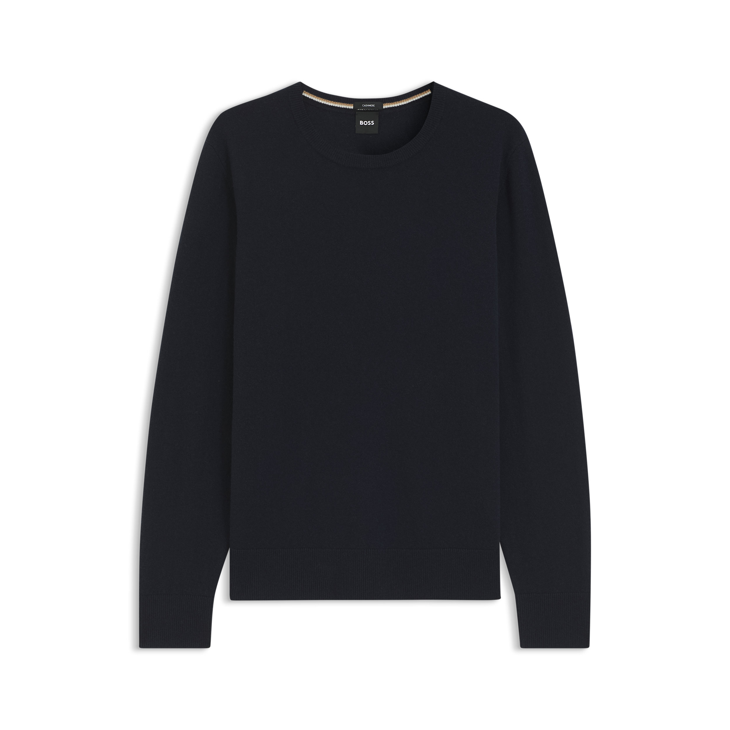 Maglia girocollo in cachemire 50570637 10282618 404 BOSS Dark blue 
