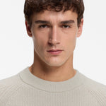Maglione relaxed fit con lavorazione a coste a zig-zag 50571401 10283078 01 271 BOSS Light beige 