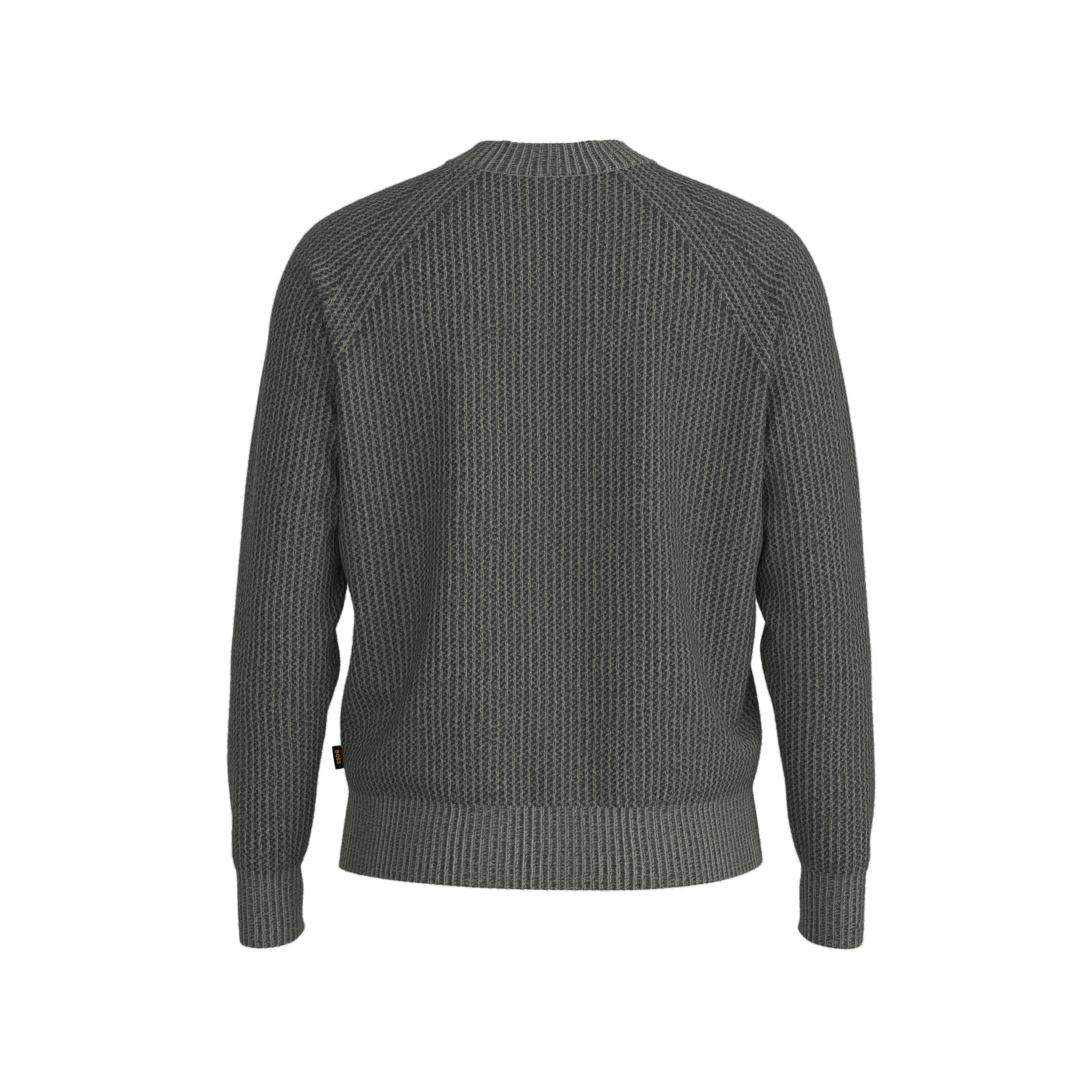 Maglione relaxed fit con lavorazione a coste a zig-zag 50571401 10283078 01 370 BOSS Open green 