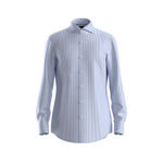 Camicia in cotone a bastoncino 50571424 1028303 450 BOSS Light pastel blue 