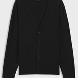 Cardigan in lana merino extrafine con bottoni 50571585 10283126 01 001 BOSS Black 