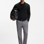 Cardigan in lana merino extrafine con bottoni 50571585 10283126 01 001 BOSS Black 