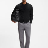 Cardigan in lana merino extrafine con bottoni 50571585 10283126 01 001 BOSS Black 