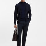 Cardigan in lana merino extrafine con bottoni 50571585 10283126 01 404 BOSS Dark blue 