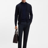 Cardigan in lana merino extrafine con bottoni 50571585 10283126 01 404 BOSS Dark blue 