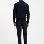 Cardigan in lana merino extrafine con bottoni 50571585 10283126 01 404 BOSS Dark blue 