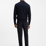 Cardigan in lana merino extrafine con bottoni 50571585 10283126 01 404 BOSS Dark blue 